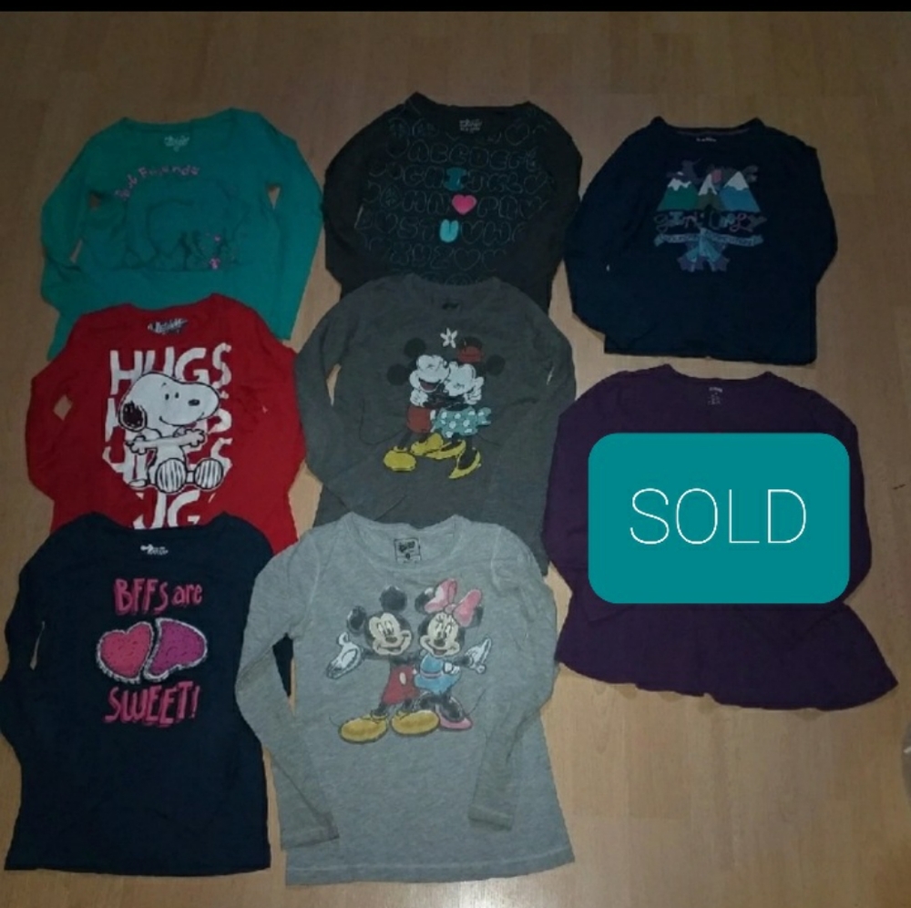 7 Girl's longsleeves